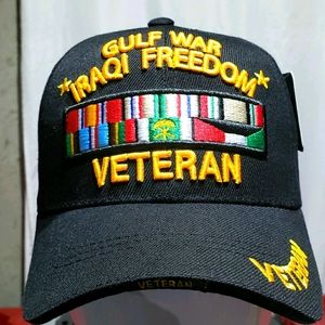 MILITARY  GULF WAR IRAQI FREEDOM VETERAN Hat